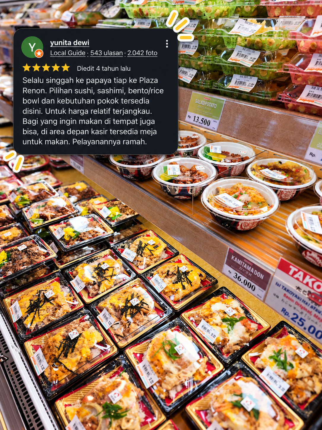 Review pelanggan Papaya - Fresh Seafood